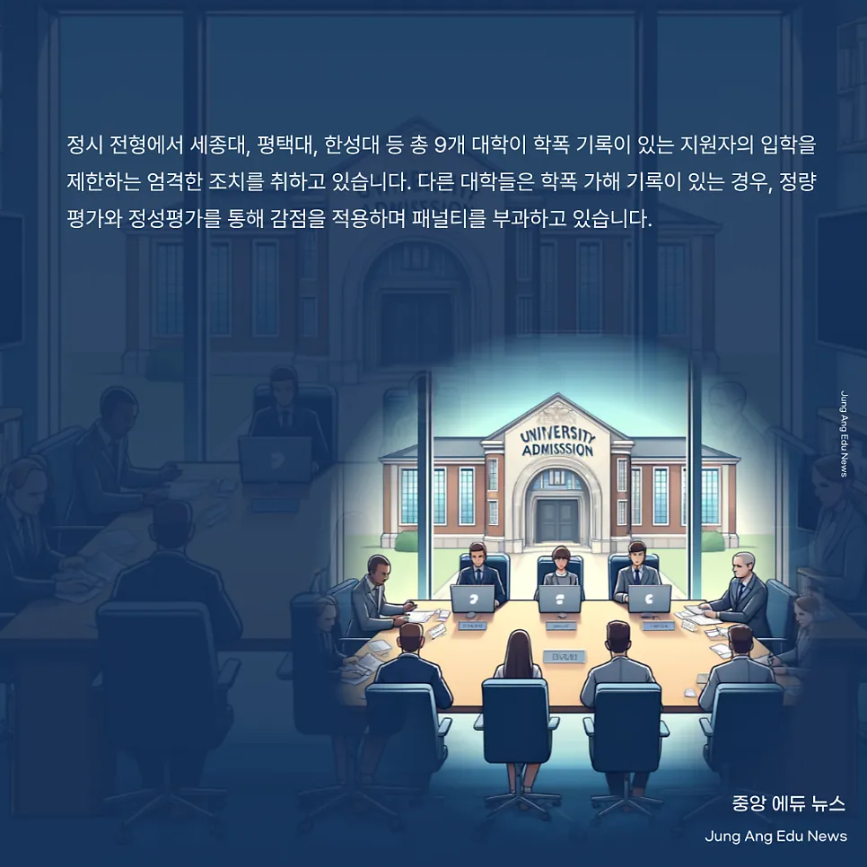 2026학년도 학폭 조치 사항 반영 의무화