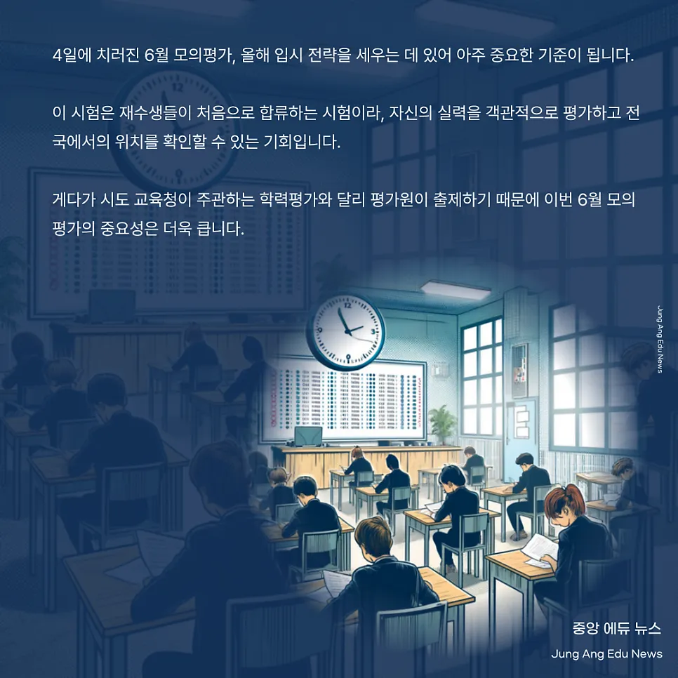 2024년 6월 모평 성적표, 성공적인 입시 전략의 기준