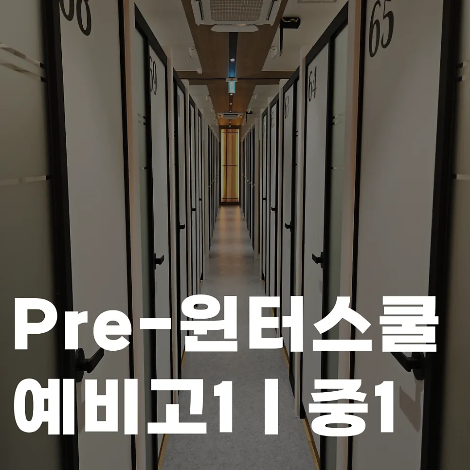 Pre-윈터스쿨 (예비중1 · 예비고1)